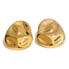 Gold-plated Alia abstract large statement earrings by Eda Jewels Dubai. Perfect for daily or party wear and gifting
