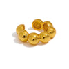 Tia sterling silver gold plated ear cuff by Eda Jewels Dubai, perfect for everyday wear and perfect for gifting