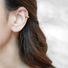 Tia sterling silver gold plated ear cuff by Eda Jewels Dubai, perfect for everyday wear and perfect for gifting